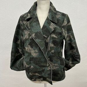 Mystree Camo Moto Jacket